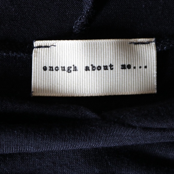 Enough About Me | long sleeve hooded shirt, size M - Picture 4 of 4
